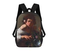 sinyumoney Boy Bitten by A Lizard Mochila Escolar Infantil Impresa En 3D Para Niños, Mochilas De Viaje De Alta Capacidad, Bolsas Para Libros, Mochila Escolar Infantil 17inch