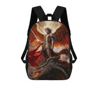 sinyumoney Breaker of Chains, Binder of Demons Archangel Michael Mochilas Para Niños Mochila Escolar Mochila Escolar Impresa En 3D Para Niños Estudiantes De Primaria Y Secundaria 17inch