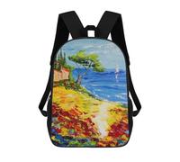 sinyumoney Bright Sunny Day Mochilas Para Niños Mochila Escolar Mochila Escolar Impresa En 3D Para Niños Estudiantes De Primaria Y Secundaria 17inch