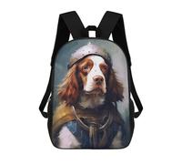 sinyumoney Brittany Spaniel Viking Mochila Escolar, De Viaje, Universitaria, Para El Campus, Para Actividades Al Aire Libre Y Deportes 17inch