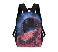 sinyumoney Broken Planet in Space Mochila Escolar Para Niños, Mochila Escolar Impresa En 3D Para Estudiantes De Primaria Y Secundaria 17inch