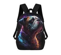 sinyumoney Bulldog Dog Mochila Infantil, Mochila Escolar Para Niños Y Adolescentes, Mochila De Viaje, Mochila Escolar, Mochila Para Libros 17inch