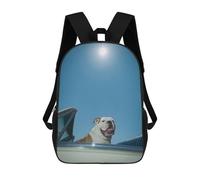 sinyumoney Bulldog in Convertible Under Sunny Sky Mochila De Trabajo Para Portátil, Mochila Para Hombres, Mujeres Y Adolescentes 17inch