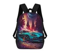 sinyumoney Burst of Color on Wheels Mochila Escolar Infantil, Mochilas Impresas En 3D, Mochilas Escolares De Moda Para Niños De Primaria Y Secundaria 17inch