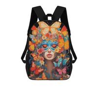 sinyumoney Butterflies 1 Mochila Escolar Impresa En 3D Mochilas Informales Para Niños Mochila Escolar Impresa En 3D Para Niños De Primaria Y Secundaria 17inch