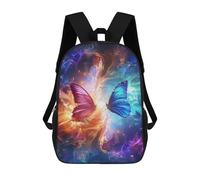 sinyumoney Butterfly Artwork Fantasy Mochilas Infantiles Impresas En 3D De 17 Pulgadas. Mochila Escolar Informal Impresa En 3D Para Niños De Primaria Y Secundaria.