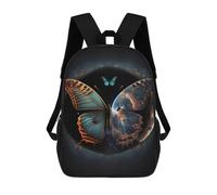 sinyumoney Butterfly Galaxy Art Print-2 Mochilas Escolares, De Viaje Y Universitarias Para La Escuela/trabajo/viajes 17inch