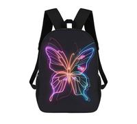 sinyumoney Butterfly Neon Animal Mochila Escolar Resistente Al Agua, Mochila De Viaje, Bolsa Para Computadora Para La Escuela/trabajo/viajes 17inch