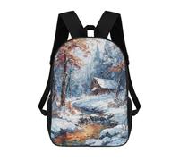 sinyumoney Cabin Retreat Mochila Ligera Informal Para El Día A Día, Mochila Escolar Para Hombres/mujeres 17inch