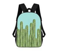 sinyumoney Cactus Garden I Mochila Escolar Infantil De Moda Informal Mochilas Infantiles Impresas En 3D Mochila Grande Para Niño 17inch
