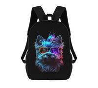 sinyumoney Cairn Terrier Mochila Impresa En 3D Para Niños, Mochila Escolar, Mochilas De Viaje Para Niños, Bolsas De Libros De Alta Capacidad, Mochila Infantil 17inch