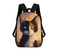 sinyumoney Calico Cat Mochila Escolar Para Institutos Y Colegios Informales Para Acampar, Aventuras Al Aire Libre Y Viajes Diarios 17inch
