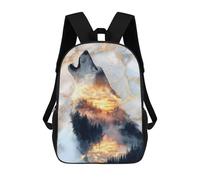 sinyumoney Call of The Golden Horizon Mochila Escolar, Mochila De Viaje, Mochila Universitaria Para Niños/niñas/adolescentes 17inch