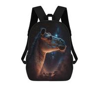 sinyumoney Camel in Space Surreal Art Mochilas De 17 Pulgadas Para Niños, Mochilas Escolares Impresas En 3D Para Estudiantes De Primaria Y Secundaria, Para Niños Y Niñas.