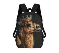 sinyumoney Camel King Mochila Escolar Mochilas Escolares Para Niñas Y Niños Mochila Con Bolsillo Mochila Escolar De Moda Para Niños 17inch