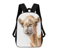 sinyumoney Camel Selfie Mochilas Infantiles Impresas En 3D, Mochilas De Moda Informales, Mochilas De Viaje Bonitas, Mochilas Informales Para Exteriores Para Niños Y Niñas 17inch