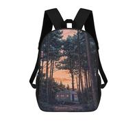 sinyumoney Camper Van Forest Mochilas Escolares Para El Trabajo, Negocios, Universidad, Escuela Para Adolescentes, Chicas, Chicos, Mujeres Y Hombres 17inch