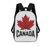 sinyumoney Canada Maple Leaf Illustration Mochila Escolar Infantil Impresa En 3D Para Niños, Mochila De Viaje De Alta Capacidad, Bolsas Para Libros, Mochila Escolar Infantil 17inch