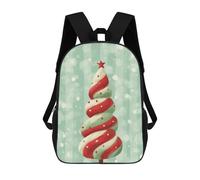 sinyumoney Candy Cane Christmas Tree Mochila Escolar/de Negocios Resistente Para Portátil Para Niños/niñas/adolescentes 17inch