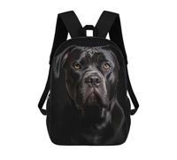sinyumoney Cane Corso Closeup Face Mochila Escolar De Moda Para Estudiantes, Adecuada Para Niños Y Niñas, Mochila Informal Para Viajes Al Aire Libre, Esencial Para El Día A Día 17inch