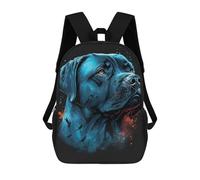 sinyumoney Cane Corso Colorful Dog Mochila Escolar Infantil Impresa En 3D, Mochila Informal De Moda Para Niños, Mochila De Viaje De Alta Capacidad Para Libros Para Niños 17inch