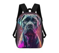 sinyumoney Cane Corso Colorful Mochila Escolar Infantil Impresa En 3D Para Niños, Mochilas De Viaje, Bolsas Para Libros, Mochila Escolar Infantil 17inch