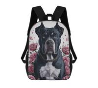 sinyumoney Cane Corso Dog Mochila Escolar Para Niños, Mochila Escolar Impresa En 3D Para Estudiantes De Primaria Y Secundaria 17inch