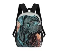 sinyumoney Cane Corso Drawn Mochila Escolar Grande, Ligera E Informal Para Niñas, Niños Y Adolescentes 17inch