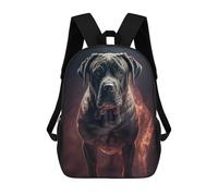sinyumoney Cane Corso Fire Mochila Escolar Para Niños De 17 Pulgadas, Mochila Informal De Viaje Para Niños Y Niñas, Mochila De Gran Capacidad Para El Día A Día 17inch