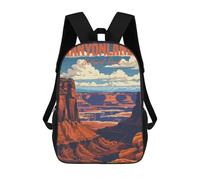 sinyumoney Canyonlands National Park Mochilas Escolares Para Niños Y Niñas, Mochilas Deportivas Informales Para Primaria, Mochilas De Gran Capacidad Para Libros 17inch