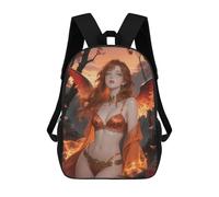 sinyumoney Captivating Auburn Seraph in An Enchanted Forest Mochila Escolar, Mochila De Negocios, Mochila Impermeable Para Libros Para Hombres, Mujeres Y Adolescentes 17inch