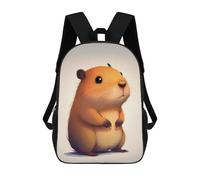 sinyumoney Capybara Cute Animal Mochila Escolar Impresa En 3D Mochilas Informales Para Niños Mochila Escolar Impresa En 3D Para Niños De Primaria Y Secundaria 17inch