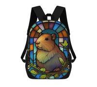 sinyumoney Capybara Gift Capibara Mochilas Infantiles Impresas En 3D, Mochilas De Moda Informales, Mochilas De Viaje Bonitas, Mochilas Informales Para Exteriores Para Niños Y Niñas 17inch