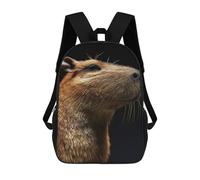 sinyumoney Capybara Mochila Escolar Ligera Para El Colegio, Mochila Escolar De Día, Mochila Para Libros Para La Universidad Para Niñas, Adolescentes 17inch