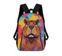 sinyumoney Capybara Portrait Mochila Escolar Ligera Para Aeropuerto, Estudiantes Universitarios, Mochila Para Hombres, Mujeres Y Adolescentes 17inch