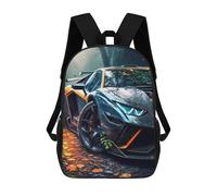 sinyumoney Car in August Mochila Escolar Impermeable Para Ordenador Portátil Para Adolescentes, Chicas, Chicos, Mujeres Y Hombres 17inch