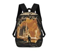 sinyumoney Carlsbad Caverns National Park Mochila Escolar Grande, Ligera E Informal Para Niñas, Niños Y Adolescentes 17inch
