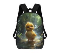 sinyumoney Cartoon Duckling Mochila Infantil De 17 Pulgadas, Mochila Escolar Con Estampado 3D De Dibujos Animados Para Niños Y Adolescentes.