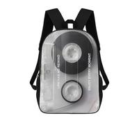 sinyumoney Cassette of Life Mochilas Escolares Para Ordenador Para El Colegio/trabajo/viajes Para Niñas, Niños Y Adolescentes 17inch