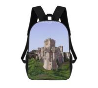 sinyumoney Castillo De Coca in Spain Mochila Infantil Para Niñas Y Niños, Mochila De Día, Escuela Primaria, Perfecta Para La Vuelta Al Cole O Educación Física, Regalos Y Viajes 17inch