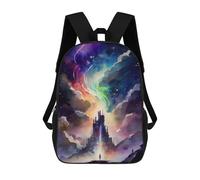 sinyumoney Castle in The Sky -4 Mochila Infantil De Moda Divertida Mochila Escolar Para Niños Y Adolescentes Con Impresión 3D Para Niños 17inch