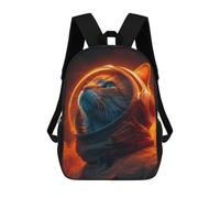 sinyumoney Cat Astronaut Mochila Ligera Para La Escuela, Mochila Escolar, Mochila Para La Universidad Para Niñas Y Adolescentes 17inch
