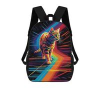 sinyumoney Cat Between Lines Mochila Escolar, Mochila Infantil Para Niños Y Adolescentes, Regalos, Mochilas De Día Con Impresión 3D, Mochila Escolar, Mochila Para Libros 17inch
