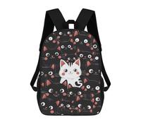 sinyumoney Cat Cats Animal Mochilas Impresas En 3D Para Niños 17inch Mochilas De Moda Informales Para El Día A Día, Bolsas De Viaje, Mochilas Informales Para Exteriores Para Niños Y Niñas