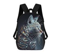sinyumoney Cat Contemporary Art Mochilas Infantiles Impresas En 3D Para Niños. Mochilas De Viaje De Moda Para Niños. Mochila Escolar Para Estudiantes De Primaria Y Secundaria.