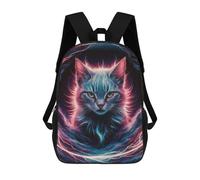 sinyumoney Cat Electric Mochilas Infantiles Impresas En 3D De 17 Pulgadas. Mochila Escolar Informal Impresa En 3D Para Niños De Primaria Y Secundaria.