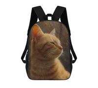 sinyumoney Cat in The Garden Mochilas Infantiles Mochila Escolar Mochila Impresa En 3D Para Niños Mochilas De Viaje Bolsas Para Libros Mochila Escolar Para Niños 17inch