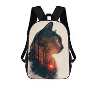 sinyumoney Cat Nature 17inch Mochila Escolar Impresa En 3D Para Niños, Mochila Escolar Informal De Moda, Mochilas De Viaje Para Niños Y Estudiantes.