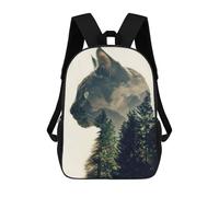 sinyumoney Cat Nature Mochilas Infantiles Impresas En 3D De 17 Pulgadas. Mochila Escolar Informal Impresa En 3D Para Niños De Primaria Y Secundaria.
