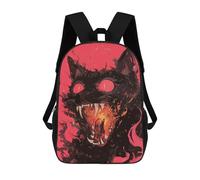 sinyumoney Cat On Fire Mochila Escolar Resistente Al Agua Para Computadora, Ideal Para Campus, Actividades Al Aire Libre, Viajes Y Deportes 17inch